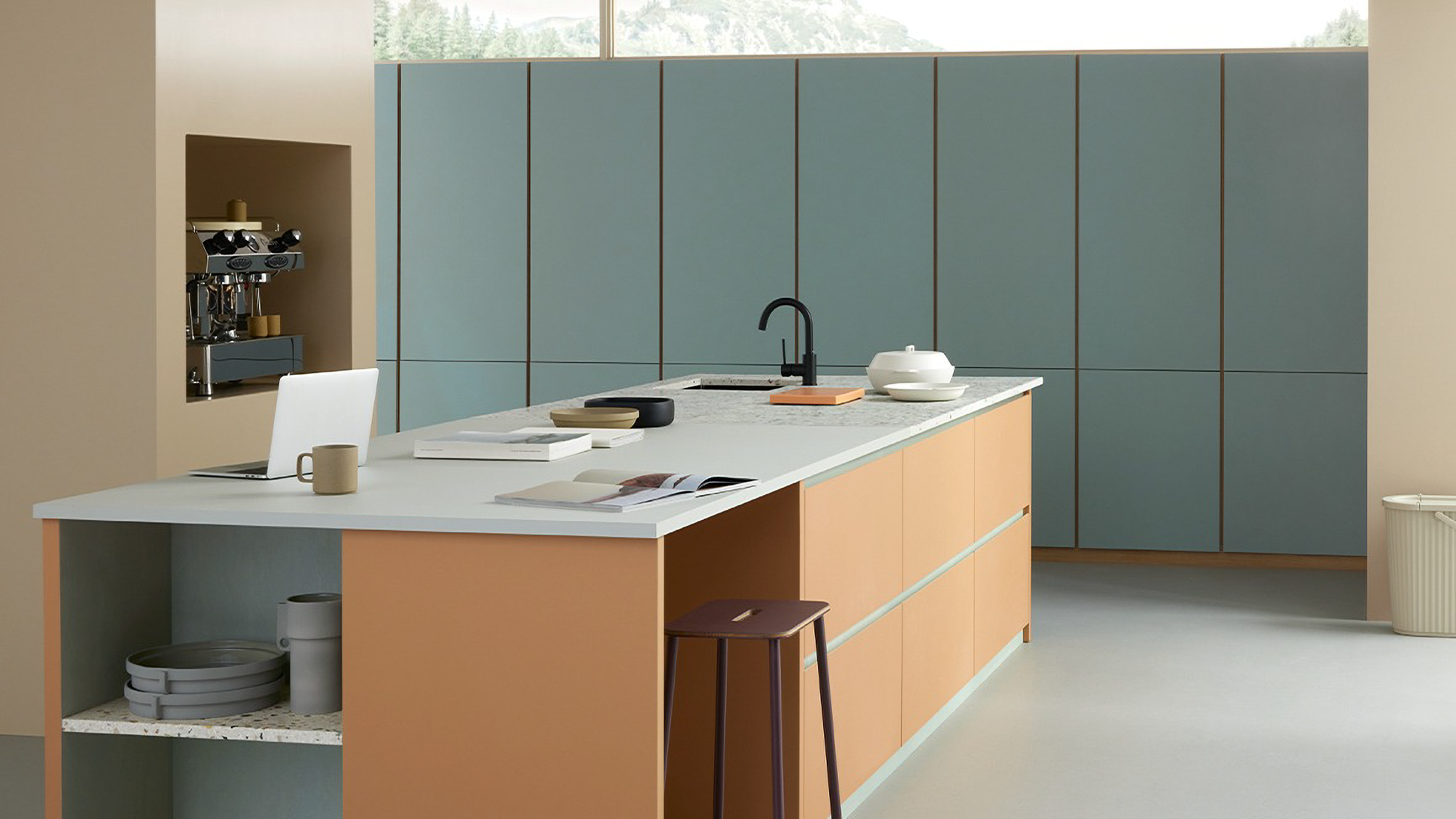 【大幅限定値下げ】4175 pebble 1860X2240 BTC Furniture Linoleum - Pebble 4175 — Bench Top City Pty Ltd